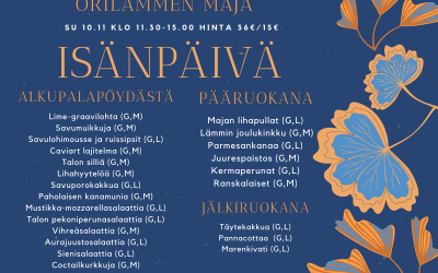 Isänpäivän juhla 10.11. klo 11.30-15.00