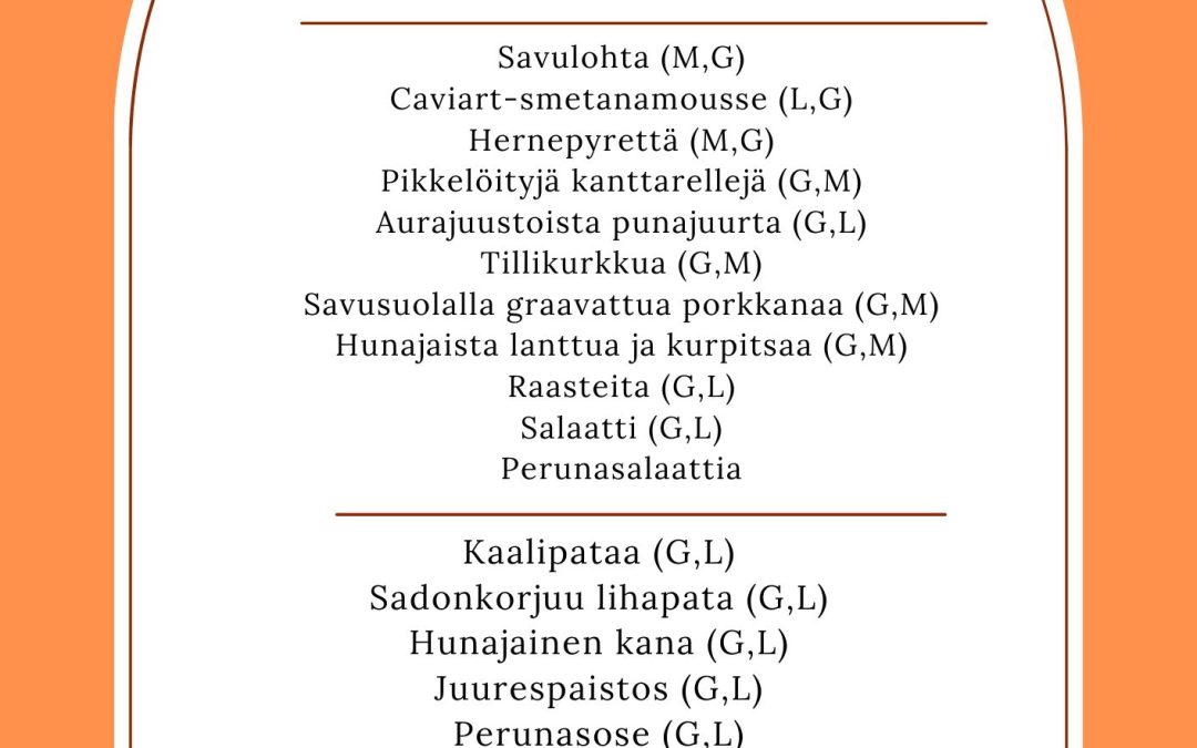 La 12.9. Kesäkauden päättäjäiset