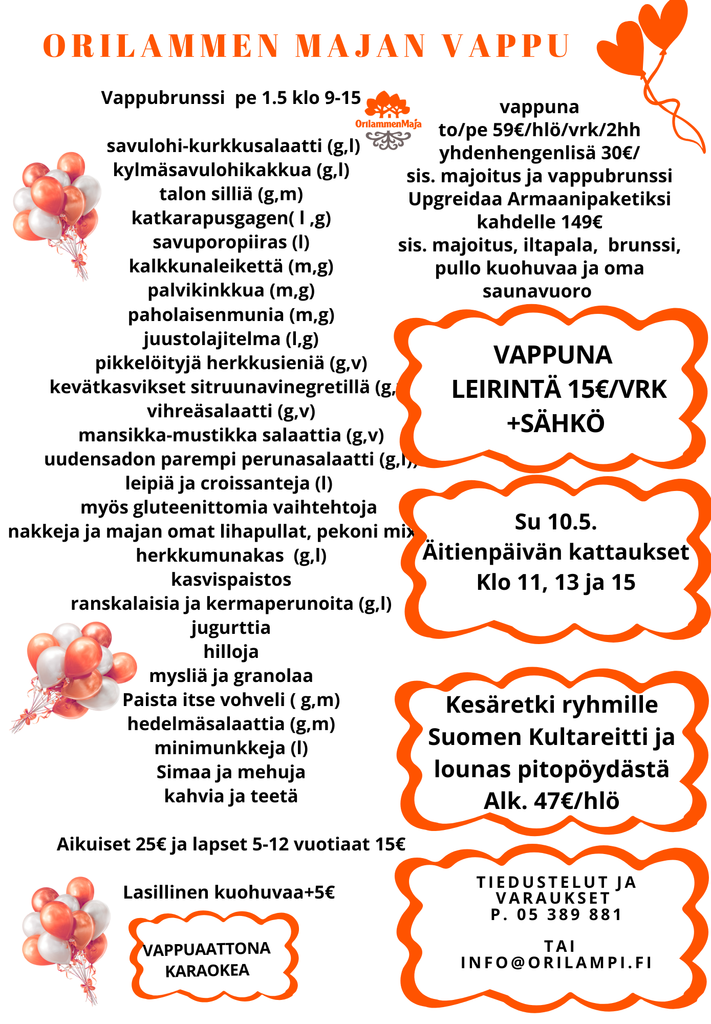 Vappumainos 125×180